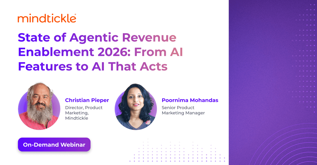 State of Agentic Revenue Enablement 2026: From AI Features to AI That Acts