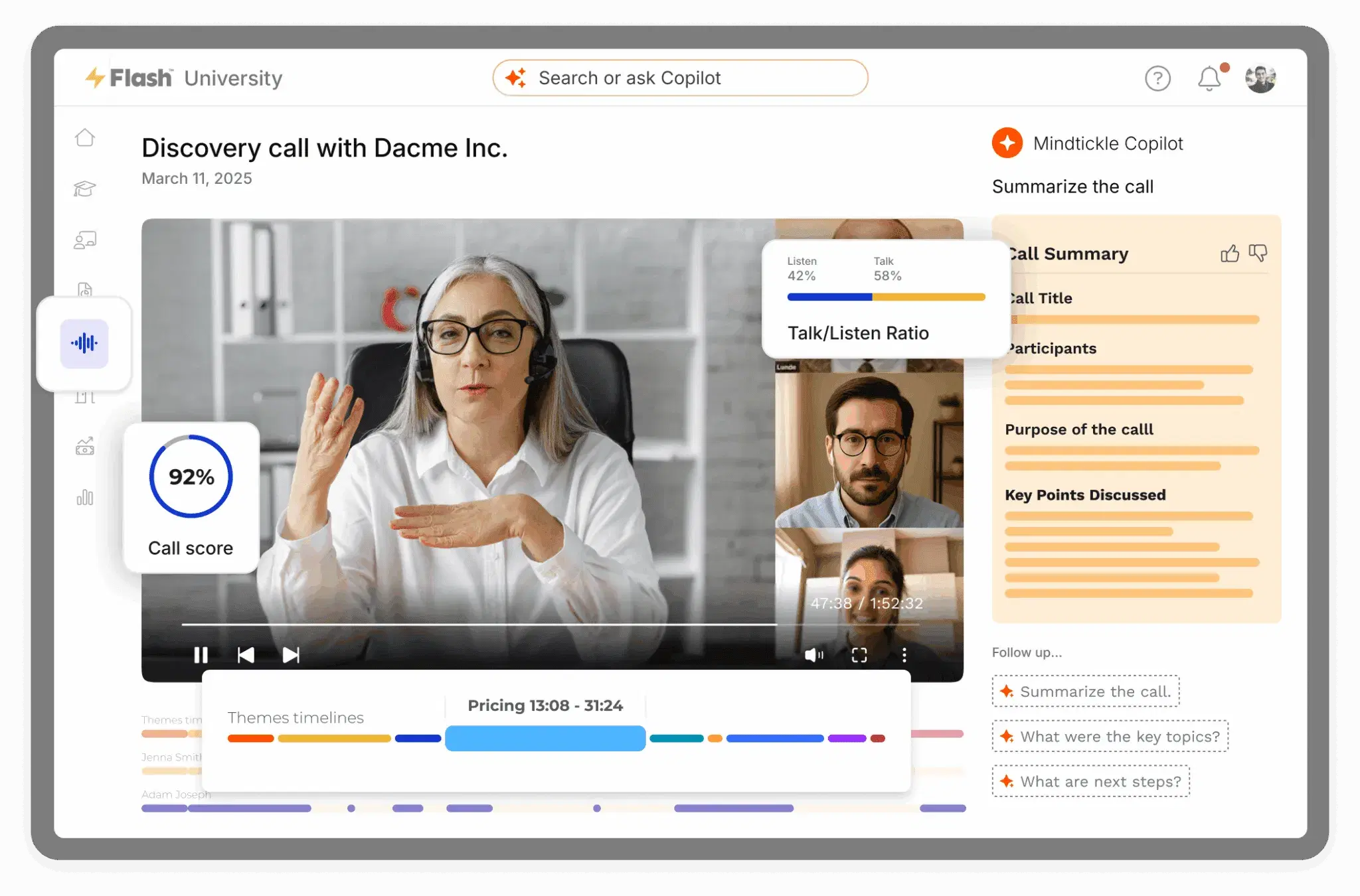 Call insights to close more deals
