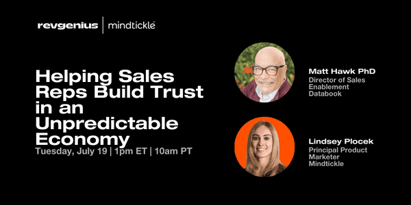 Helping Sales Reps Build Trust in an Unpredictable Economy