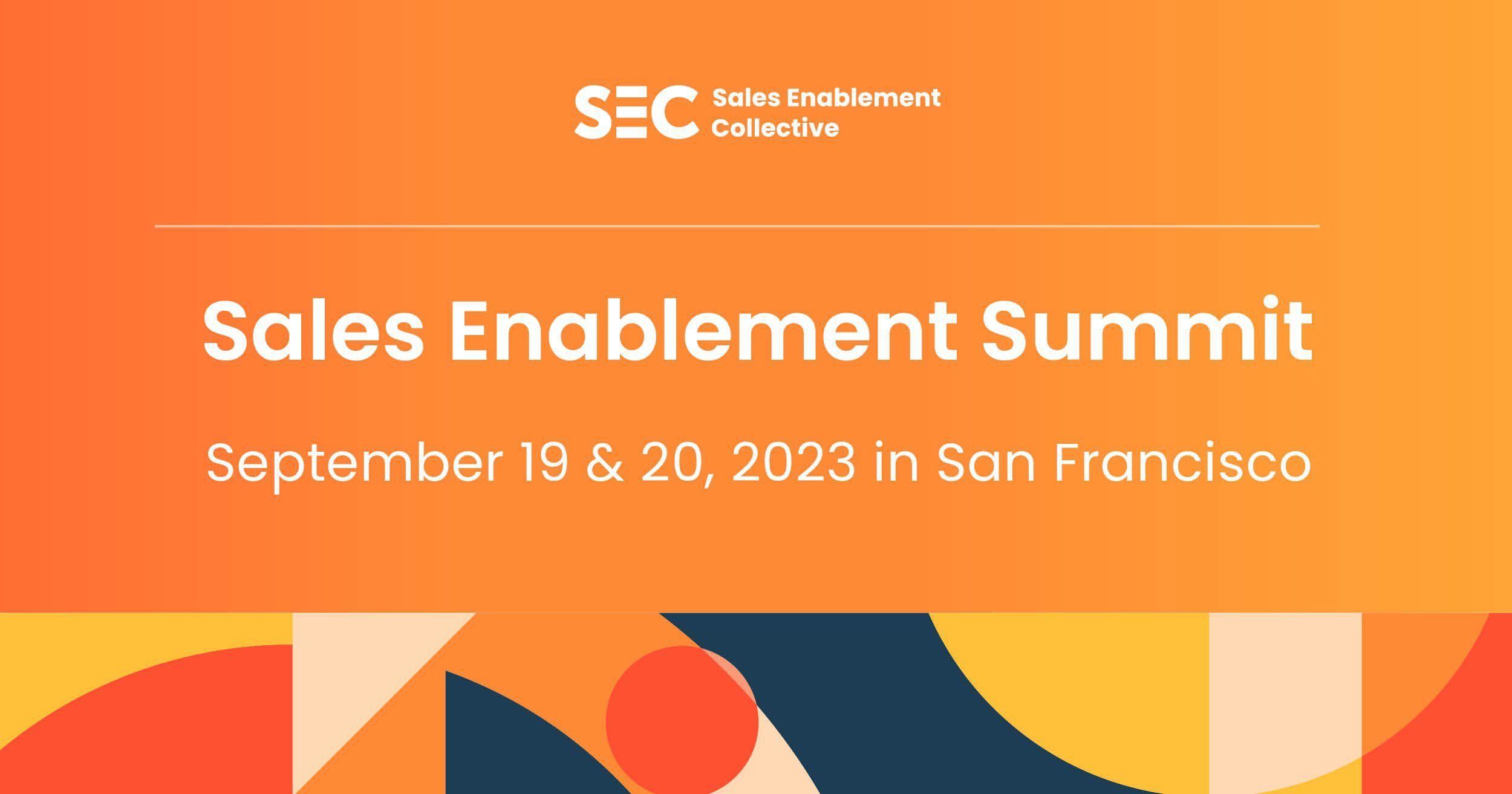 Sales Enablement Summit – San Francisco