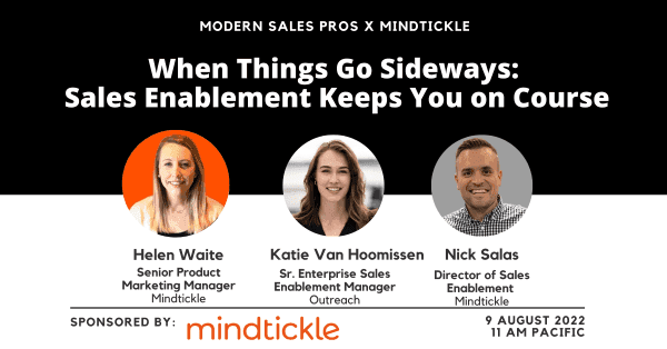 When Things Go Sideways: Sales Enablement Keeps You on Course