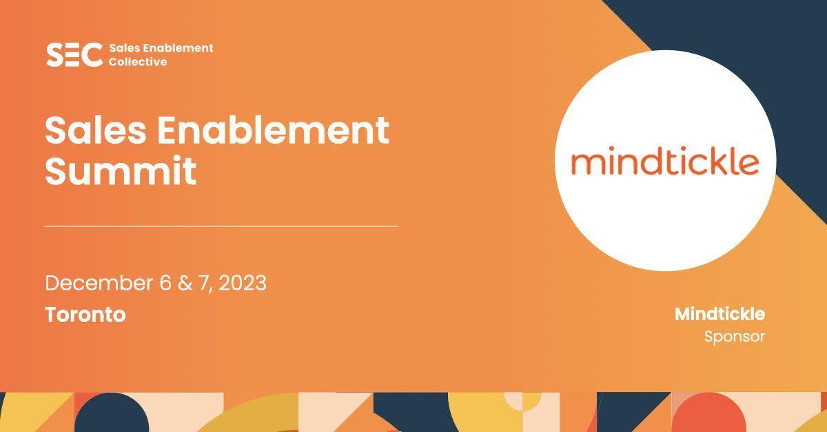 Sales Enablement Summit – Toronto